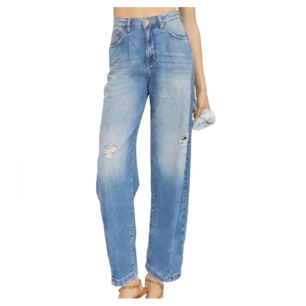Anthropologie Pilcro The Breaker Barrel Relaxed Fit High Rise Jeans Size 26